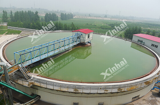 Thickener in gold processing plant.jpg